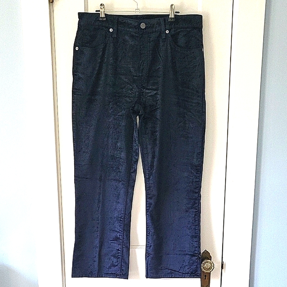 Lucky Brand Navy Velvet Bootcut pant